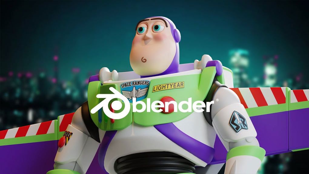 Blender玩具总动员动画巴斯光年角色建模视频教程 中文字幕 Modeling Buzz Lightyear from Toy Story with BlenderBlender,Blender教程 - 趣光影 www.aeown.com