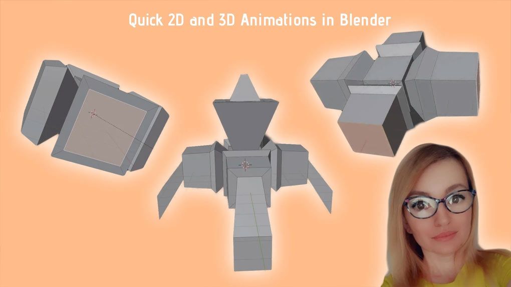 Blender快速制作2D和3D动画技术视频教程 中文字幕 Quick 2D and 3D Animations in BlenderBlender,Blender教程 - 趣光影 www.aeown.com