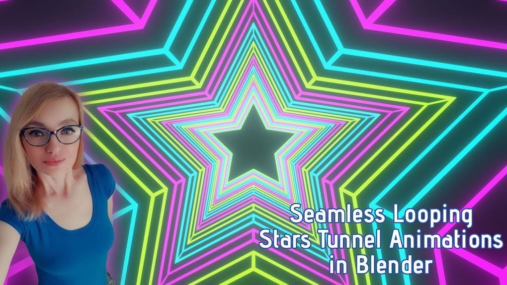 Blender 3D数字雕塑全面核心技术训练视频教程第二季 中文字幕 Seamless Looping Star Tunnel Animation in Blender从0开始学Blender,Blender教程,Blender - 趣光影 www.aeown.com