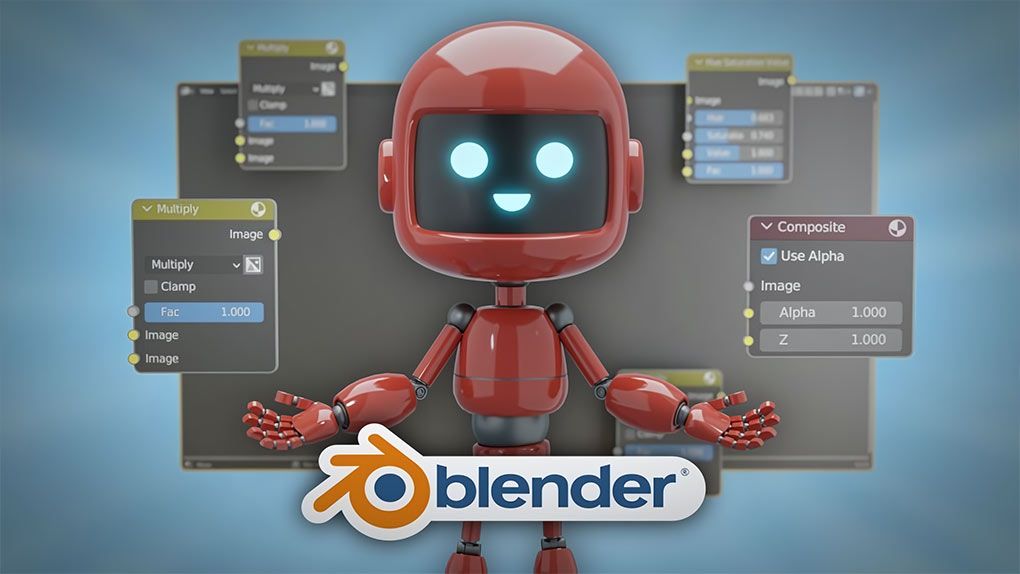 Blender节点合成系统核心技术训练视频教程 Learn Blender CompositorBlender,Blender教程,从0开始学Blender - 趣光影 www.aeown.com