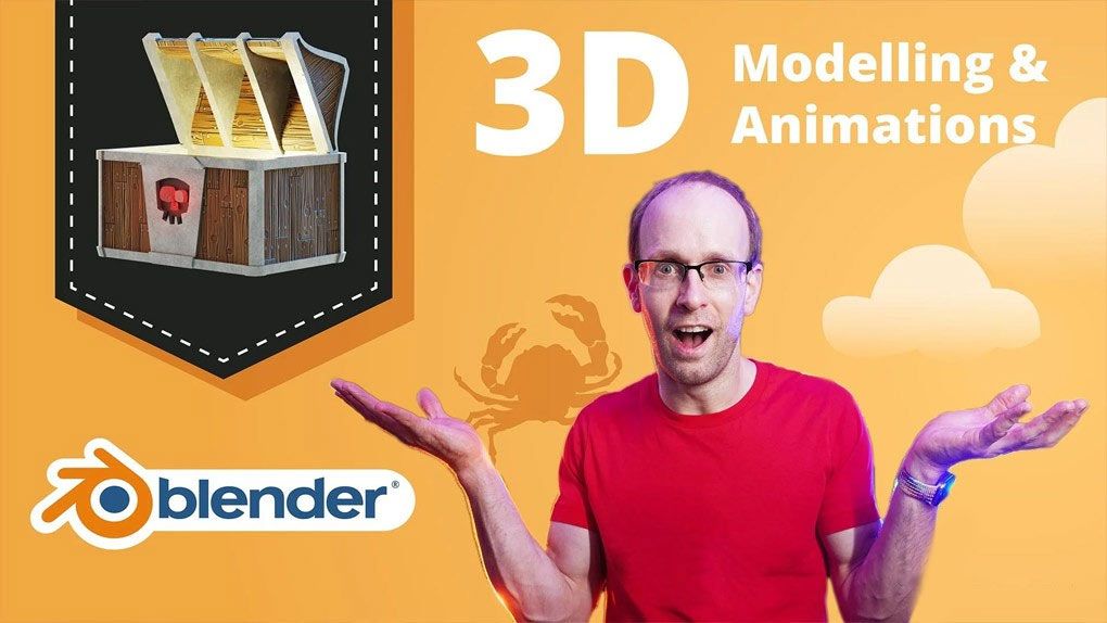 Blender 3D建模与动画初学者入门技术视频教程 3D Modelling &amp; Animations in Blender for Absolute BeginnersBlender,Blender教程,从0开始学Blender - 趣光影 www.aeown.com