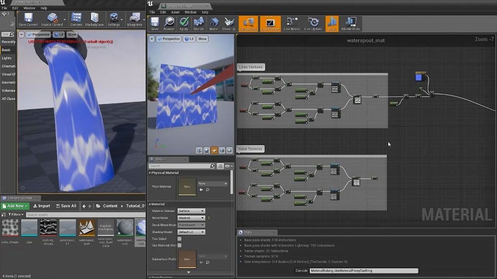 UE4中VFX水雾游戏特效高级技术训练视频教程 Introduction to Visual Effects for Games in UnrealUE4,UE5,UE5教程,Unreal Engine,游戏开发 - 趣光影 www.aeown.com