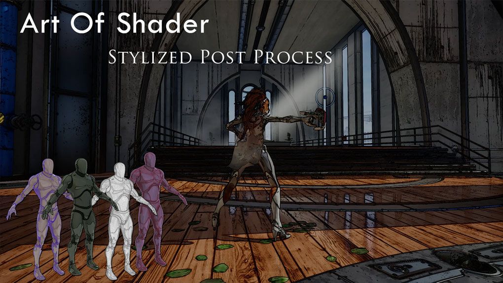 风格化后期处理效果包蓝图Unreal Engine游戏素材资源 Art of Shader - Stylized Post ProcessUE5资源,UE游戏素材,虚幻引擎5,unreal资源,unreal游戏素材 - 趣光影 www.aeown.com