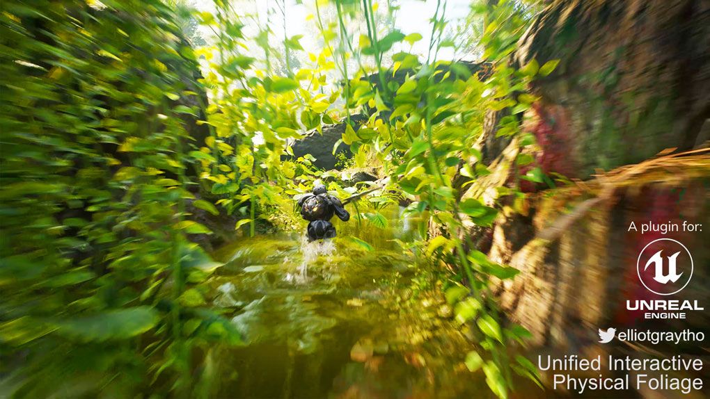 UIPF交互式树叶草木植物树木Unreal Engine游戏素材资源 UIPF - Unified Interactive Physical FoliageUE5资源,UE游戏素材,虚幻引擎5,unreal资源,unreal游戏素材 - 趣光影 www.aeown.com