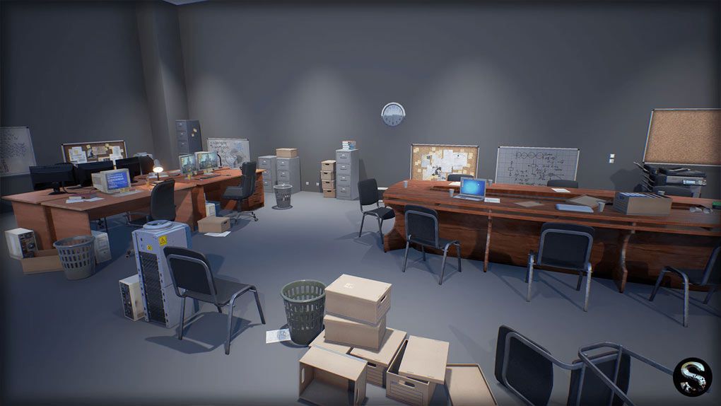 工业办公室室内环境高品质道具Unreal Engine游戏素材资源 Industry Props Pack 3 OfficeUE5资源,UE游戏素材,虚幻引擎5,unreal资源,unreal游戏素材 - 趣光影 www.aeown.com