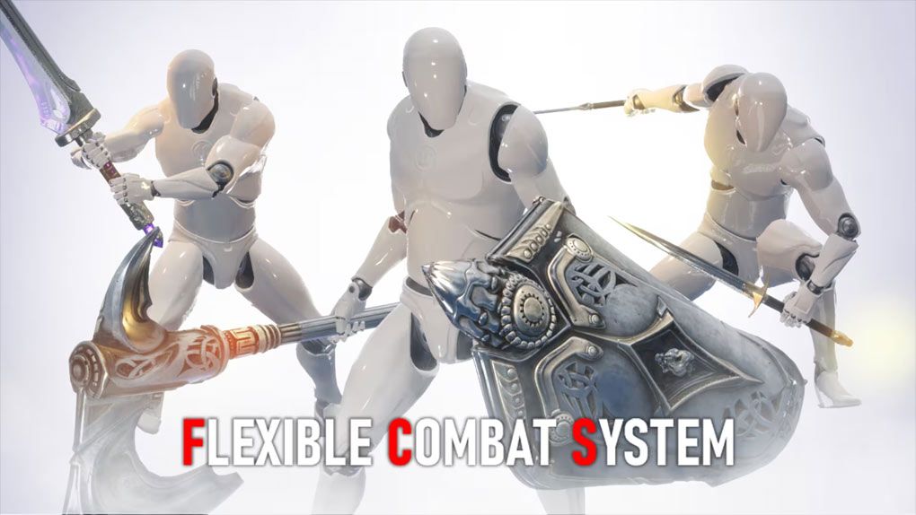 角色武器动作战斗系统蓝图UE游戏素材 Flexible Combat SystemUE5资源,UE游戏素材,虚幻引擎5,unreal资源,unreal游戏素材 - 趣光影 www.aeown.com