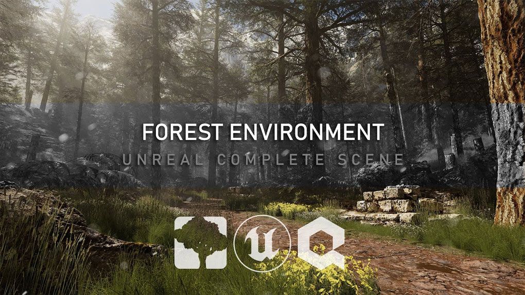 UE5虚幻引擎巫师3游戏场景完整制作流程视频教程 Ultimate Forest Environment Course - In-Depth TutorialUE5教程,Unreal Engine 5,unreal教程,虚幻引擎5,unreal开发 - 趣光影 www.aeown.com