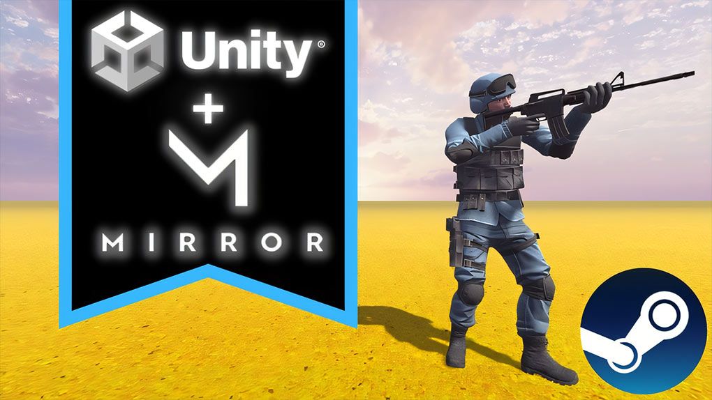 Unity多人FPS游戏制作配合使用Steam与Mirror库视频教程 Unity Multiplayer Online Fps Game: Steam &amp; Mirror NetworkingUnity教程,Unity,Unity开发,Unity3D - 趣光影 www.aeown.com