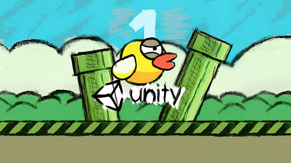 Unity像素鸟游戏开发入门训练视频教程 中文字幕 Flappy Bird: Your Intro Guide to Unity Game DevelopmentUnity教程,Unity,Unity开发,Unity3D - 趣光影 www.aeown.com