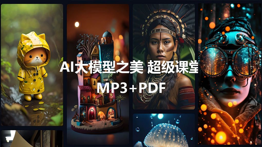 AI大模型之美 GPT已来 跑步迎接AI爆发的时代 超级课堂MP3+PDF学习AI大模型之美实战 - 趣光影 www.aeown.com