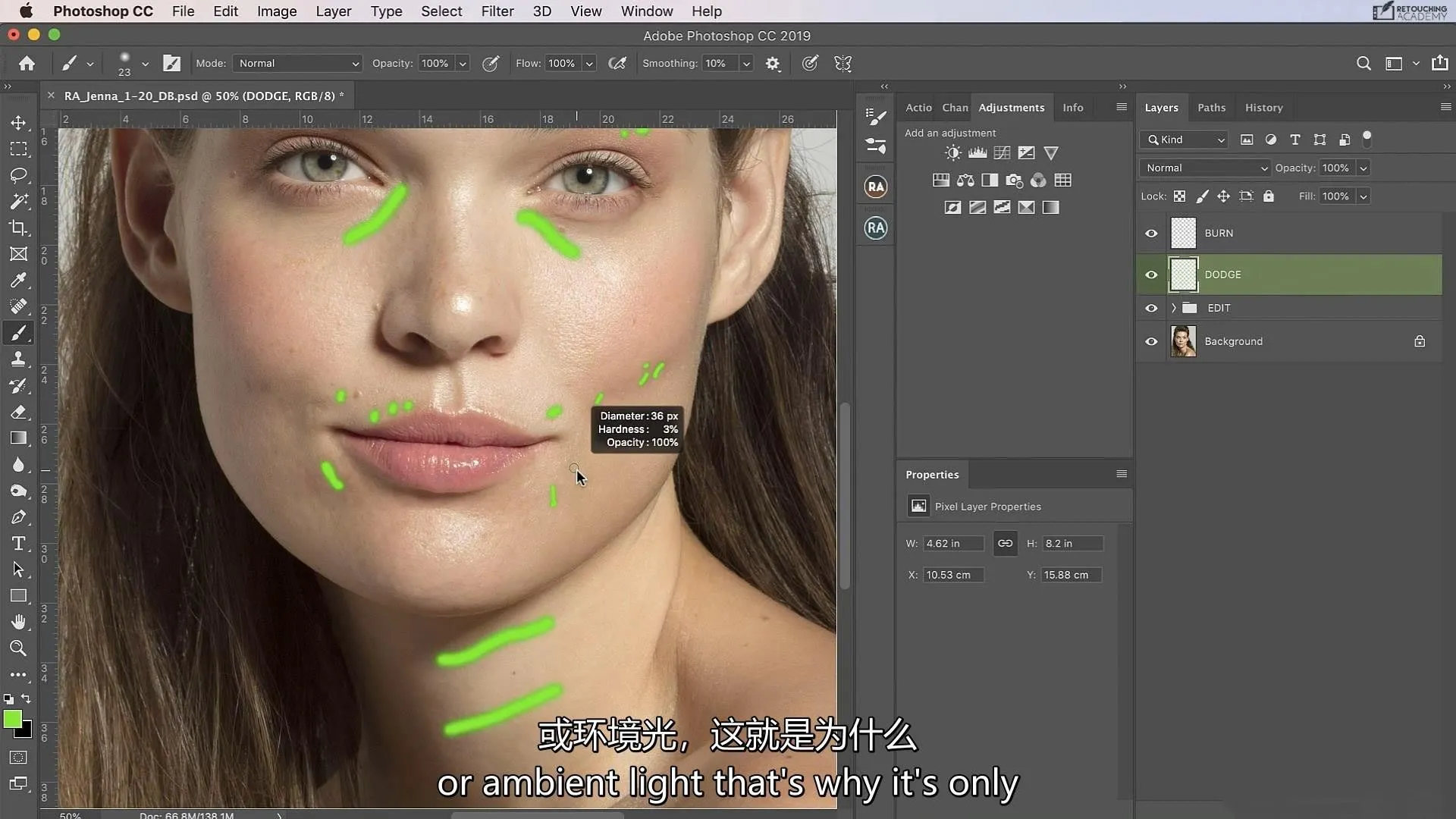 Retouching Academy - 修饰学院-专业人像美容精修教程-中文字幕人像精修 - 趣光影 www.aeown.com