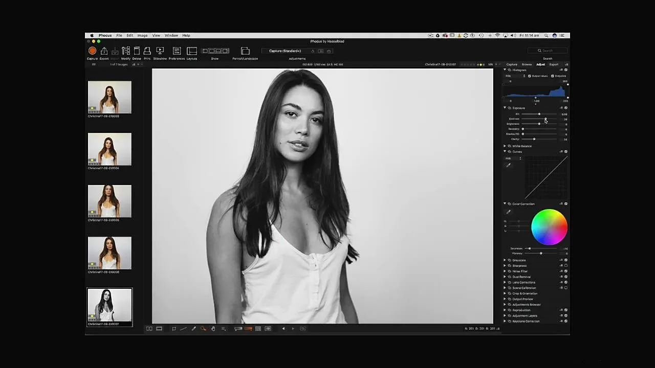 澳大利亚摄影师Peter Coulson棚拍模特Cristina布光及修饰教程Peter Coulson,摄影布光教程,棚拍人像教程,黑白人像摄影,人像摆姿教程 - 趣光影 www.aeown.com