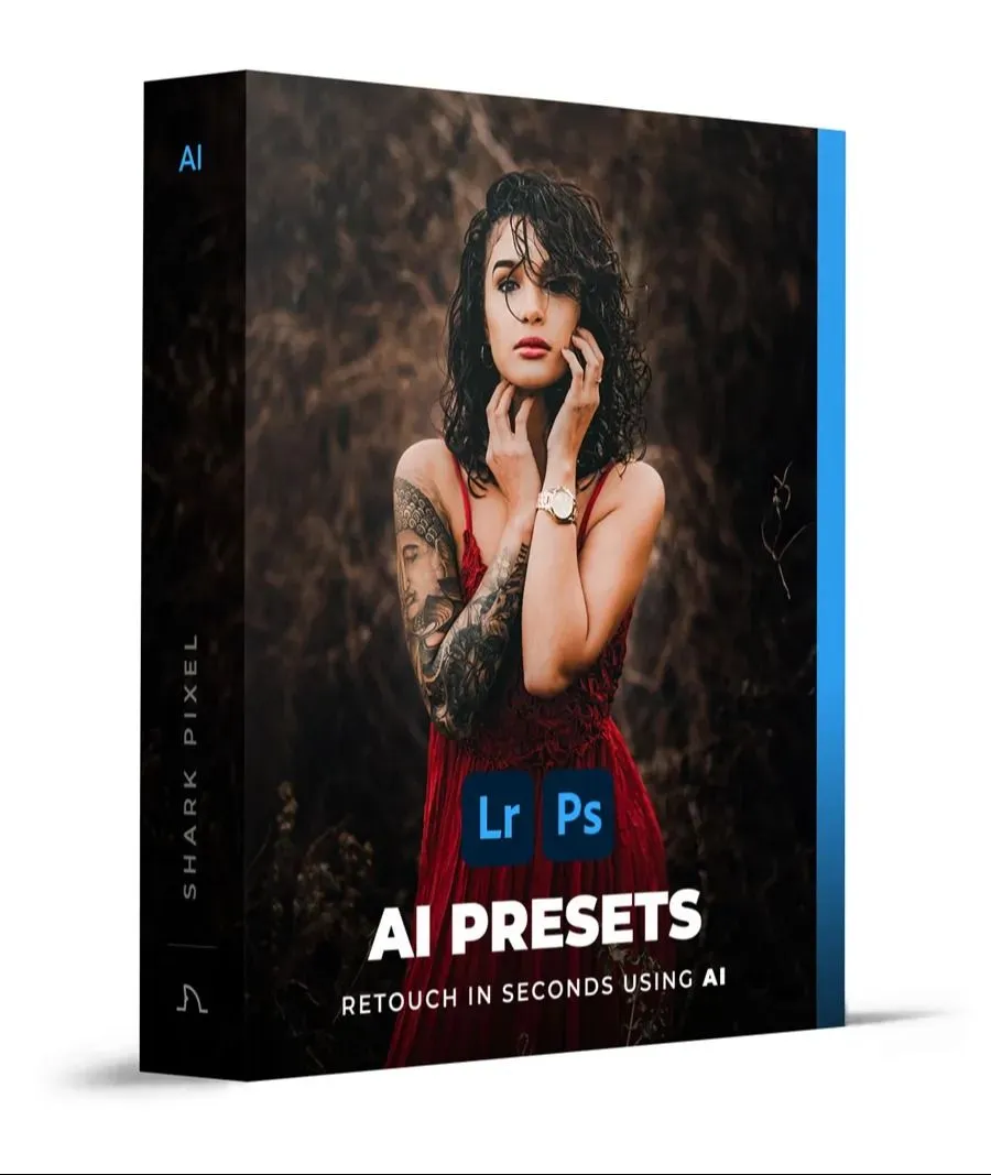 SharkPixel – AI Presets 人像修饰Lightroom人工智能AI自适应预设LR预设,智能人像lr预设,AI智能LR预设,AI智能调色插件 - 趣光影 www.aeown.com