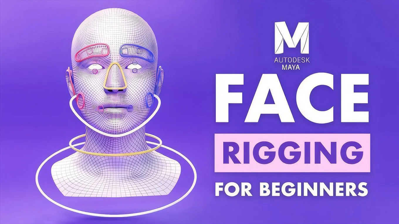 Maya面部绑定装配基础核心技术视频教程 FlippedNormals – Face Rigging For Beginners - 趣光影 www.aeown.com