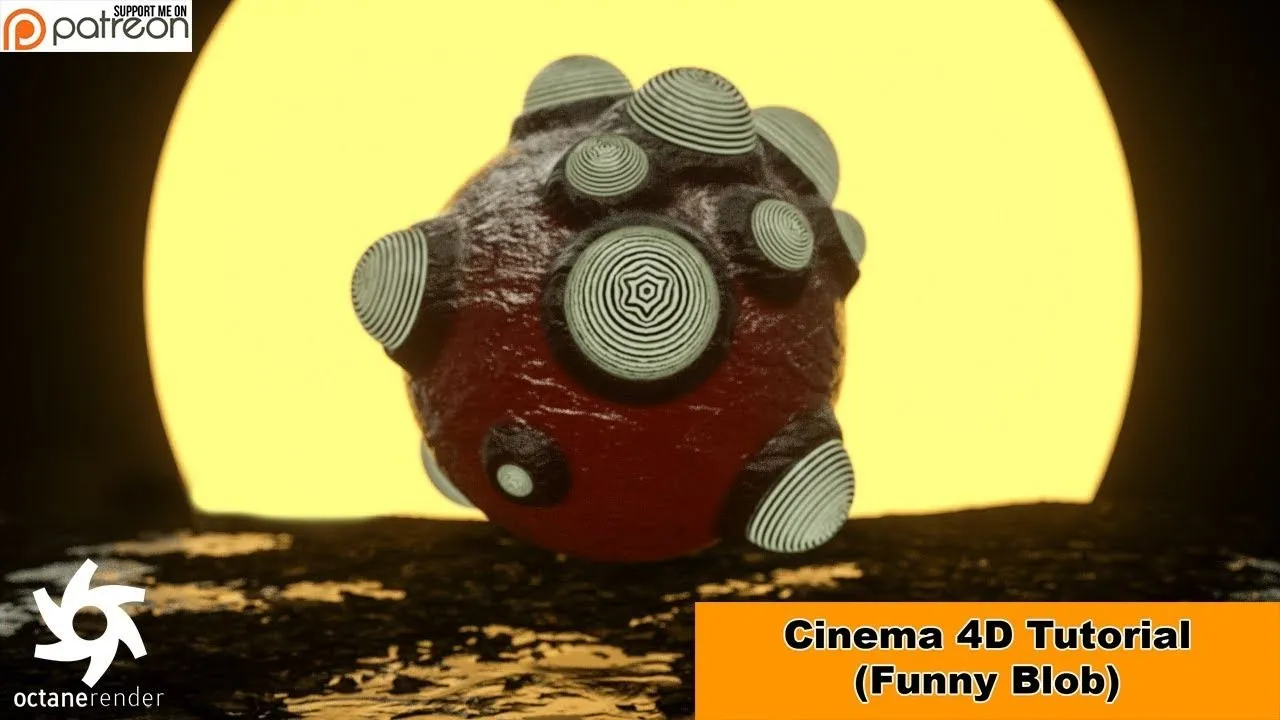 C4D使用Octane渲染器创建科幻圆球视频教程 Blobby Cinema 4D Octane TutorialC4D入门,C4D基础教程,C4D教程,C4D自学课程,Cinema 4D - 趣光影 www.aeown.com