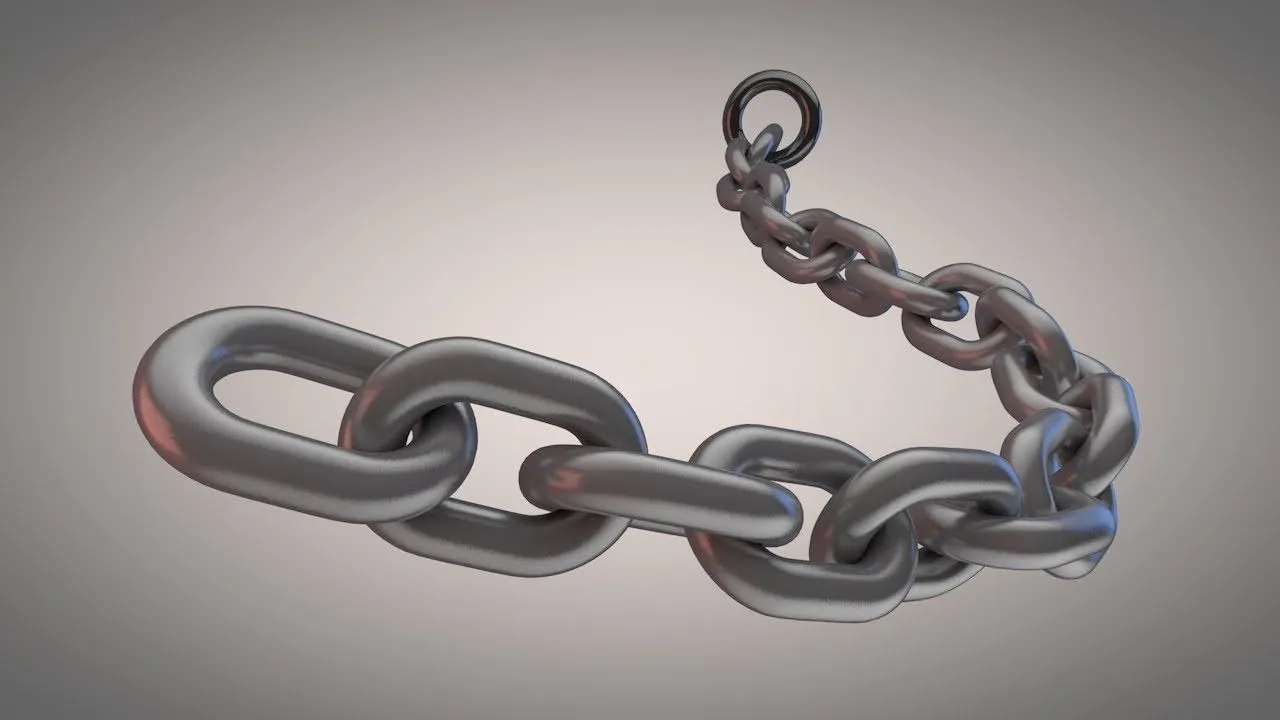 C4D制作一个动态锁链视频教程 Make a Dynamic Chain Cinema 4D Tutorial - 趣光影 www.aeown.com