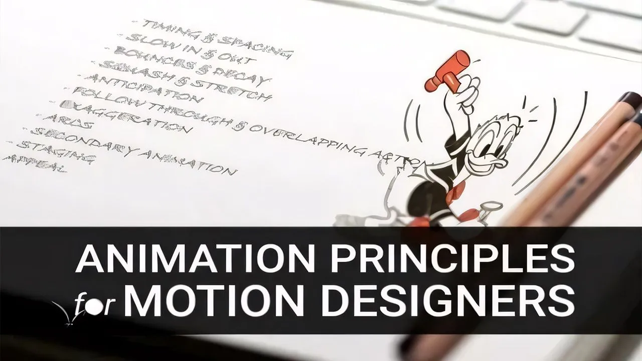 专业运动图形MG动画原理原则技术训练视频教程 Animation Principles for Motion Designers - 趣光影 www.aeown.com