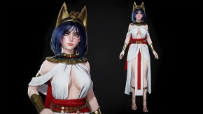 埃及女孩游戏角色Unreal Engine游戏素材资源 Egypt Girl