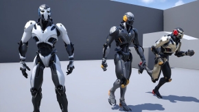 科幻机甲机器人角色Unreal游戏素材 Sci-Fi Robot Character Pack