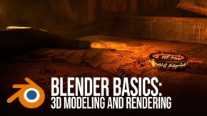 Blender 3D建模和渲染基础核心技术训练视频教程 Blender Basics: A Quick Intro to 3D Modeling and Rendering