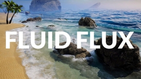 水流流体系统模拟蓝图Unreal Engine游戏素材资源 Fluid Flux