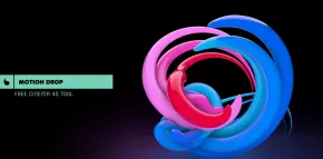 C4D拖尾动画视频教程 How to use Motion Drop Cinema 4D Tutorial