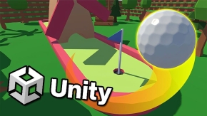 Unity与C#迷你高尔夫游戏制作流程视频教程 Learn To Create A Minigolf Game In Unity & C#