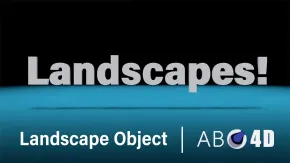 C4D地形景观场景实例制作视频教程 The Landscape Object Absolute Beginner Cinema 4D