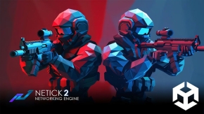 Unity中Netick竞技射击网络游戏制作视频教程 Learn to Create a Multiplayer shooter in Unity using Netick