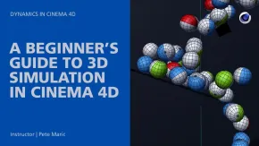 Cinema 4D中3D模拟仿真技术初学者指南视频教程 中文字幕