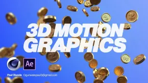 C4D与AE三维动态图形制作视频教程 Motion graphics 3D con Cinema 4D y After Effect