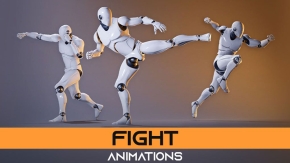 239组人物角色战斗动画Unreal Engine游戏素材资源 Fight Animations Pack