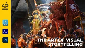 视觉故事概念艺术数字绘画视频教程 The Art of Visual Storytelling with Ronan Le Fur