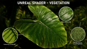 UE5虚幻引擎逼真草叶植被树木制作视频教程 Unreal Shader - Vegetation by Michael Gerard