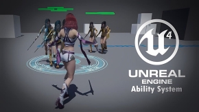 UE4虚幻引擎游戏开发综合开发能力训练视频教程 Introduction to Unreal Engine 4 Ability System – UE4