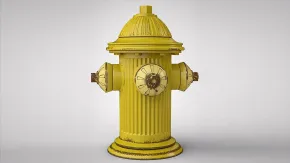 C4D消防栓建模材质渲染视频教程 Minion Hydrant Cinema 4D Tutorial