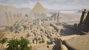 古埃及神庙金字塔房屋等建筑场景Unreal Engine游戏素材资源 Ancient Egypt