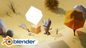 Blender动物模型建模实例制作视频教程 中文字幕 Simple Animals in Blender for Beginners