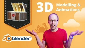 Blender 3D建模与动画初学者入门技术视频教程 3D Modelling & Animations in Blender for Absolute Beginners