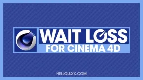 C4D影视游戏项目制作高效技术训练视频教程 Wait Loss for Cinema 4D