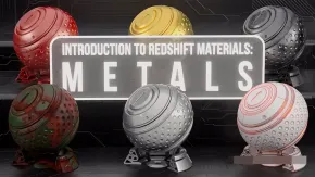 C4D中Redshift材质着色器核心技术视频教程 Demystify Redshift Materials in C4D