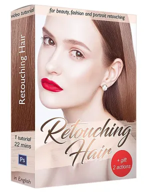 An Beketova-商业人像头发修饰教程 An Beketova - Retouching Hair