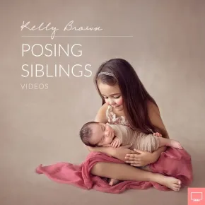 摄影师Kelly Brown-新生儿及家庭成员兄弟姐妹摆姿教程 Sibling Posing