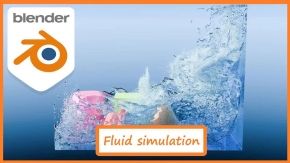 Blender 4流体模拟技术训练视频教程 Fluid simulation in blender