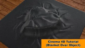 C4D布料遮盖物体视频教程 Blanket Over Object Cinema 4D Tutorial