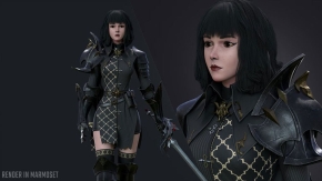 制裁者审讯者剑士游戏角色Unreal Engine游戏素材 Inquisitor