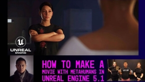 UE5.1中Metahumans制作逼真影视级CG动画训练教程 How to make a movie with Metahumans in Unreal Engine 5.1