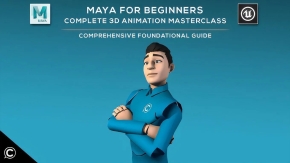 Maya人物角色3D动画全面的指南视频教程-中英双语 Maya for Beginners: Complete 3D Animation Masterclass