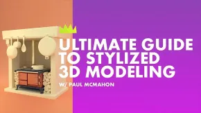 C4D硬表面建模技术终极指南视频教程 Ultimate Guide to Stylized 3D Modeling in Cinema 4D