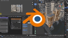 Blender城市建筑景观建模大师级训练视频教程 中文字幕